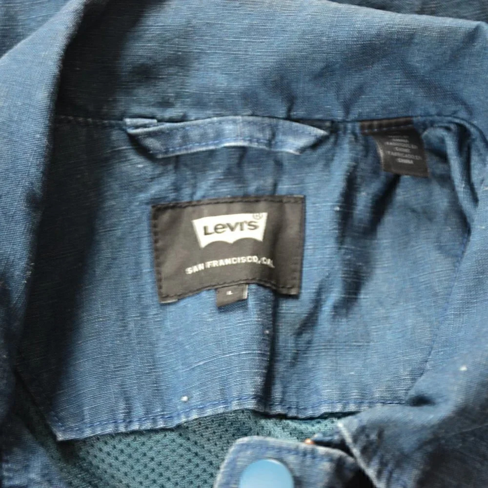 LEVI'S Linen Blend Utility Jacket - Picture 12 of 13